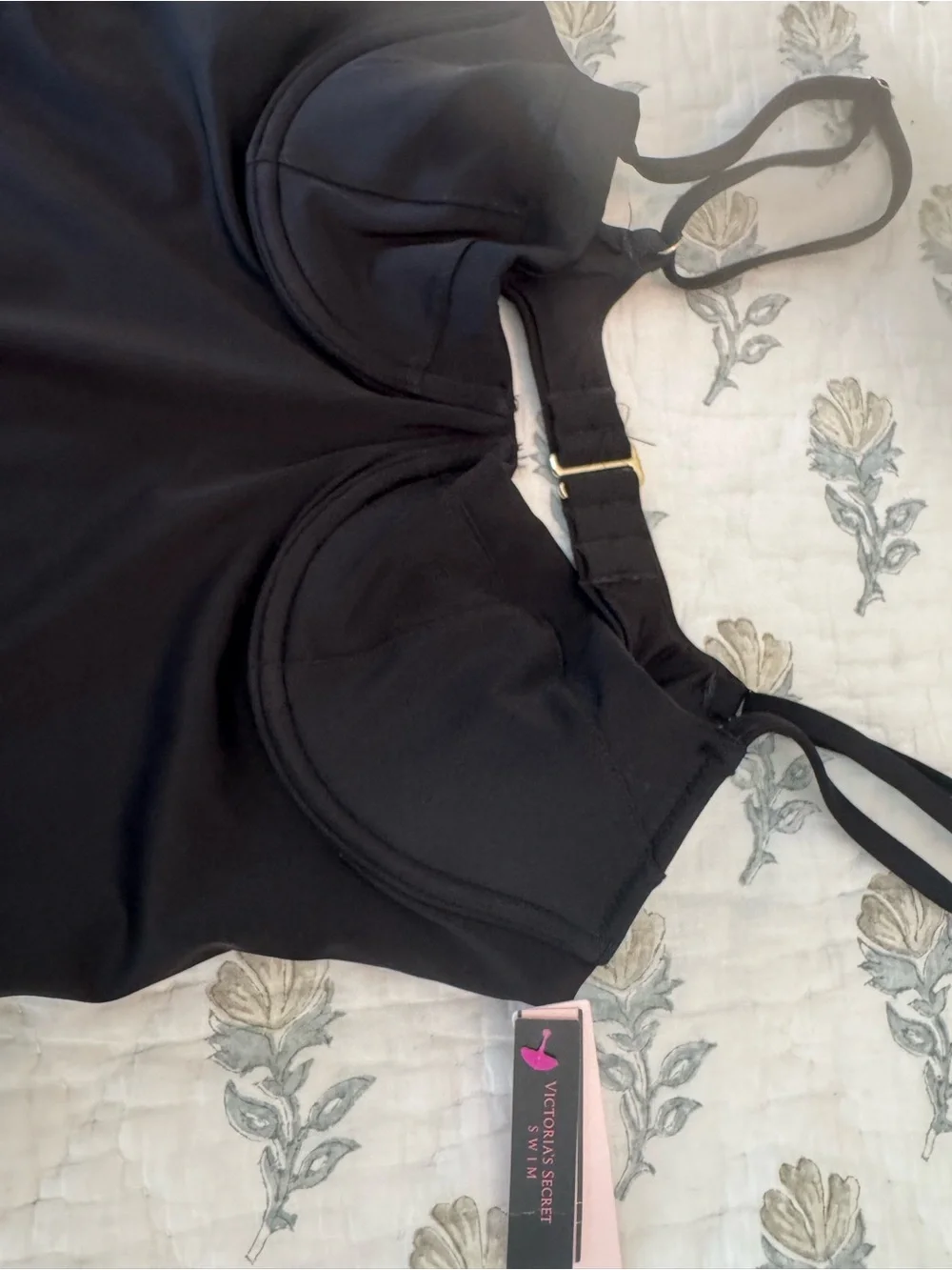 Brand new Victoria's Secret Black Bustier One-Piece Swimsuit